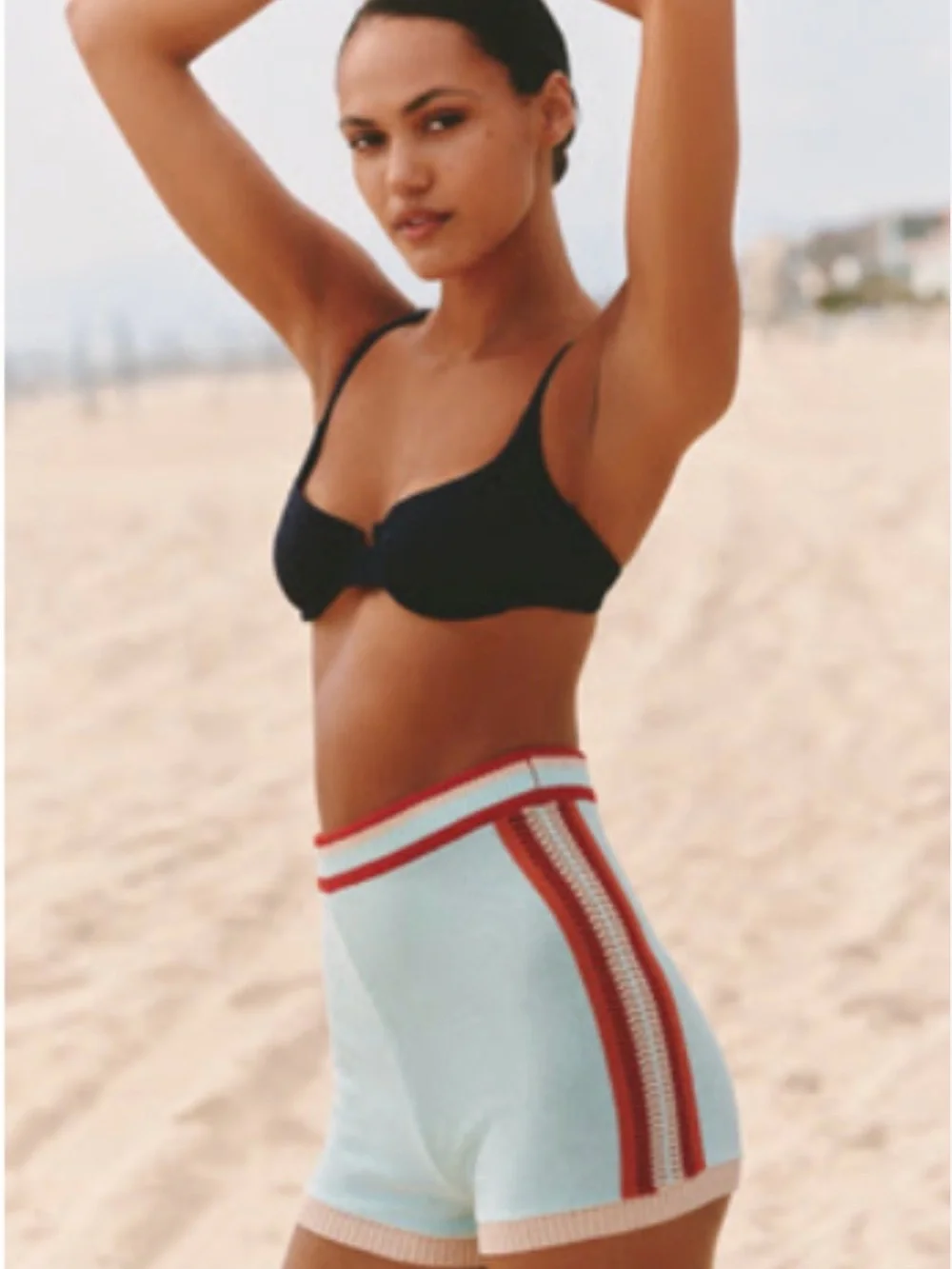 NWT Anthropologie Celandine Colorblock Knit Shorts